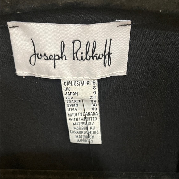 Joseph Ribkoff Black Long Coat - Picture 3 of 14